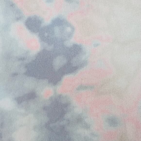 Kimchi Blue Tie-Dye Marble Above Knee Dress WMNS S Vneck Overlay Keyhole Straps - Picture 6 of 10